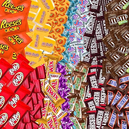 Miniatura 4 de Paquete surtido de chocolate a granel de 5 libras, paquete variado de dulces de chocolate, bolsa de 5 libras de chocolate mixto a granel, chocolate