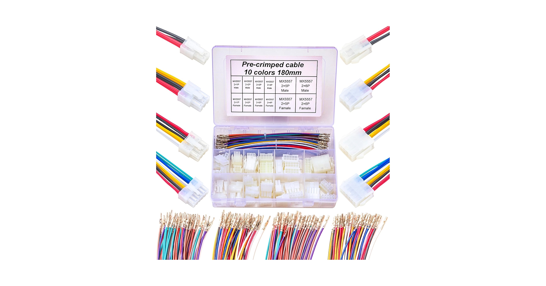Amazon.com: Yoeruyo Molex 5557 4.2mm Male & Female Extension