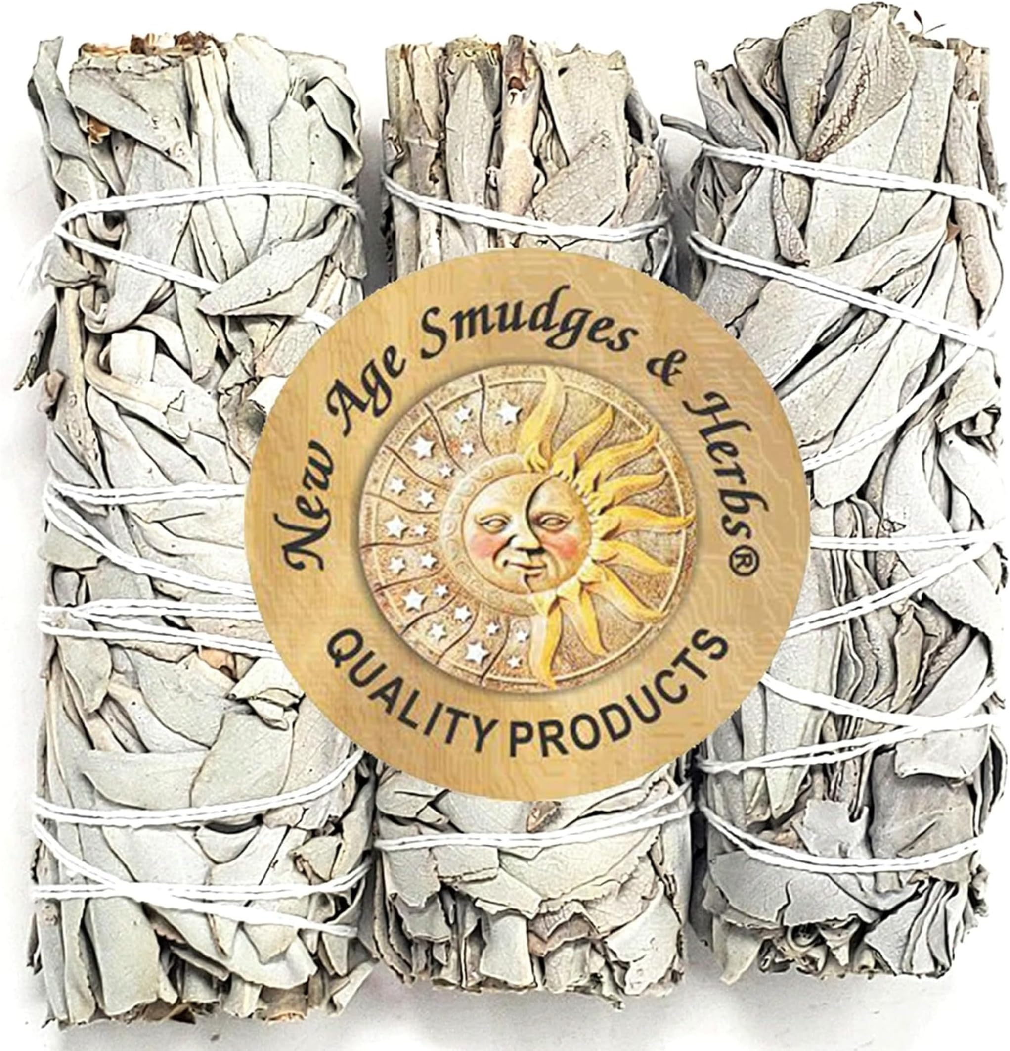 White Sage Smudge Stick 3-Pack (RS3WS) -