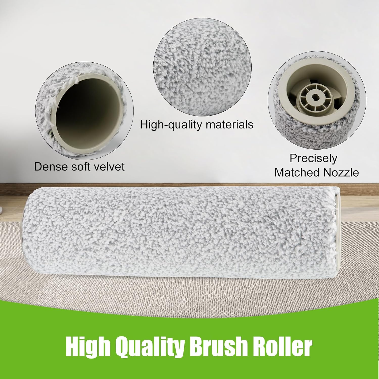 19 PCS Replacement Accessories Kit for Ecovacs Deebot X8 Pro Omni Vacuum Cleaner, 1 Main Brush,6 Side Brush,4 HEPA Filter,6 Dust Bags, 1 Roller Brush, 1 Cleaning Brush