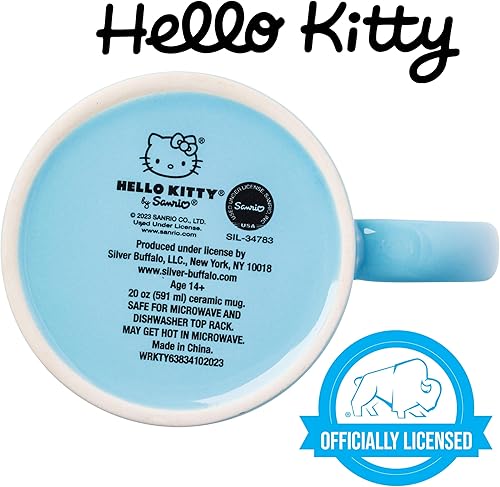 Miniatura 73 de Silver Buffalo Sanrio Hello Kitty and Friends Kuromi Poses - Taza de cerámica, 20 onzas