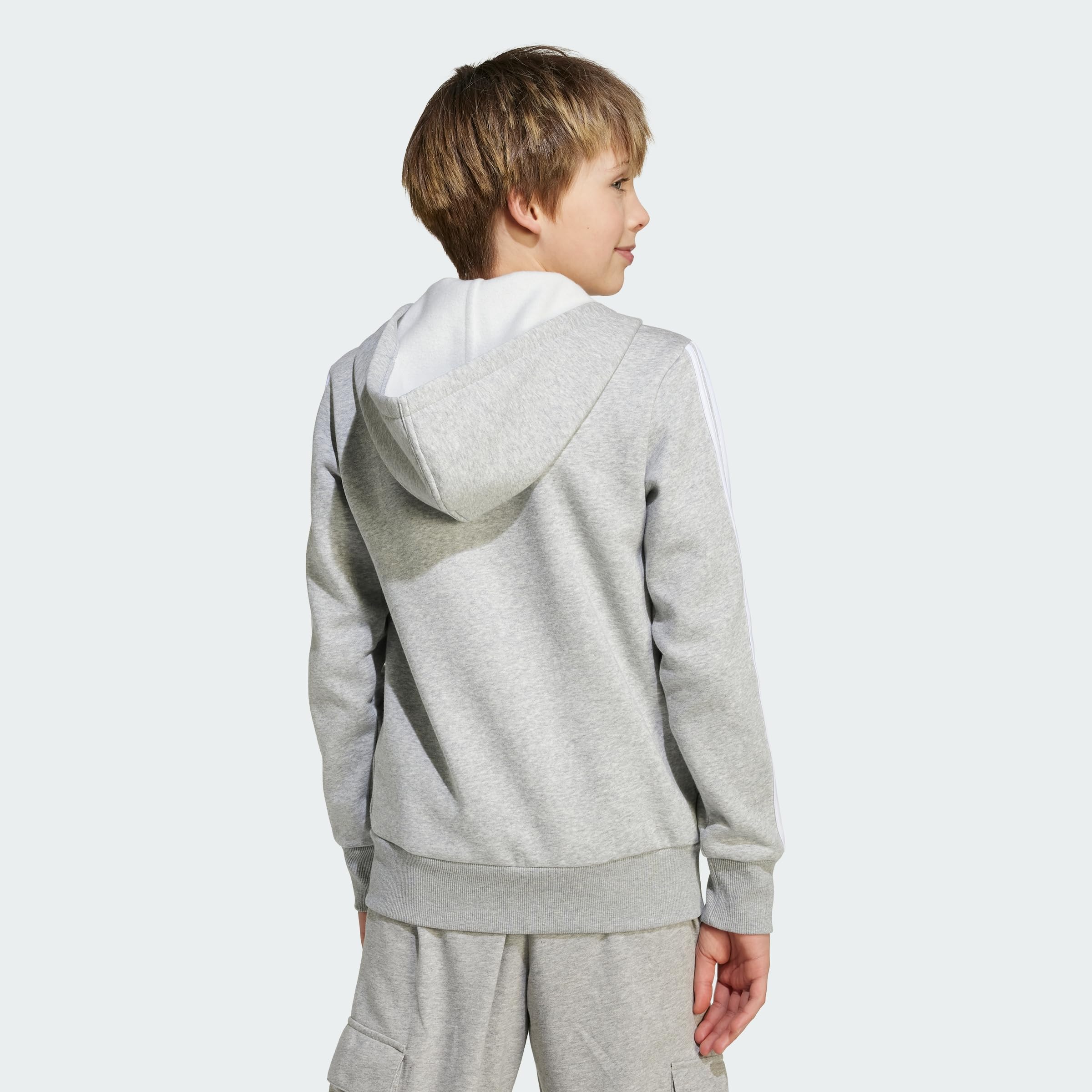 adidas Kids Felpa con Cappuccio Essentials Full-Zip Junior