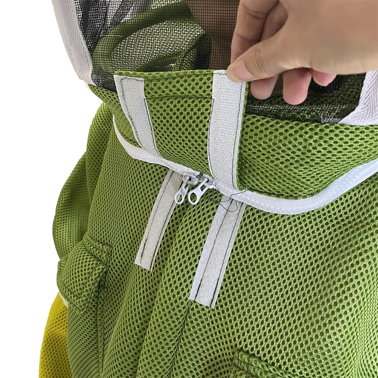 Traje Apicultor traje protector avispa velutina Apicultor 3D tela transpirable protección mono de manga larga guantes traje tamaño Extra grande apicultura suministros de herramientas de granja de abe