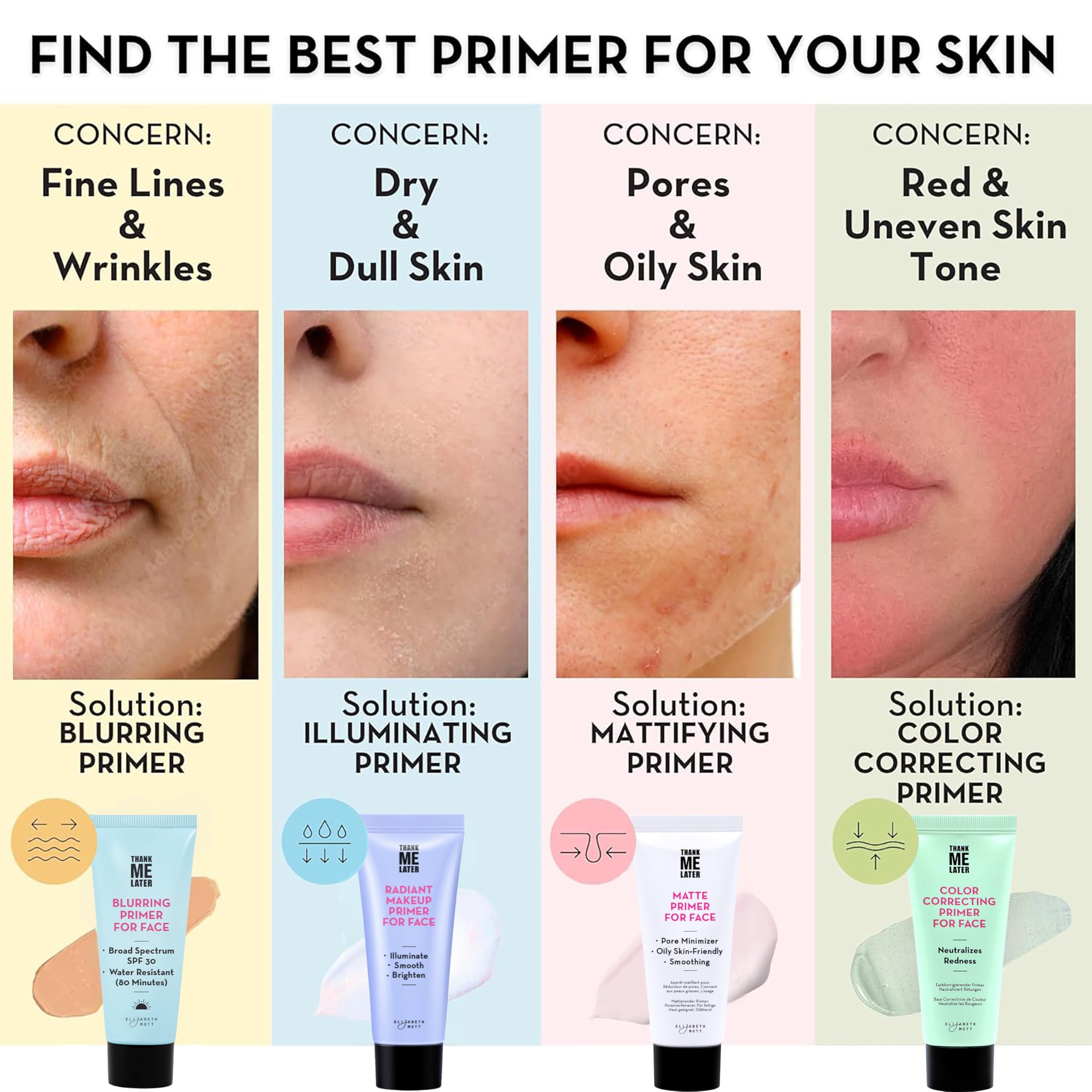 Elizabeth Mott Face Primer SPF 30 - Blur & Protect -9 Elizabeth Mott Face Primer SPF 30 - Blur & Protect -9
