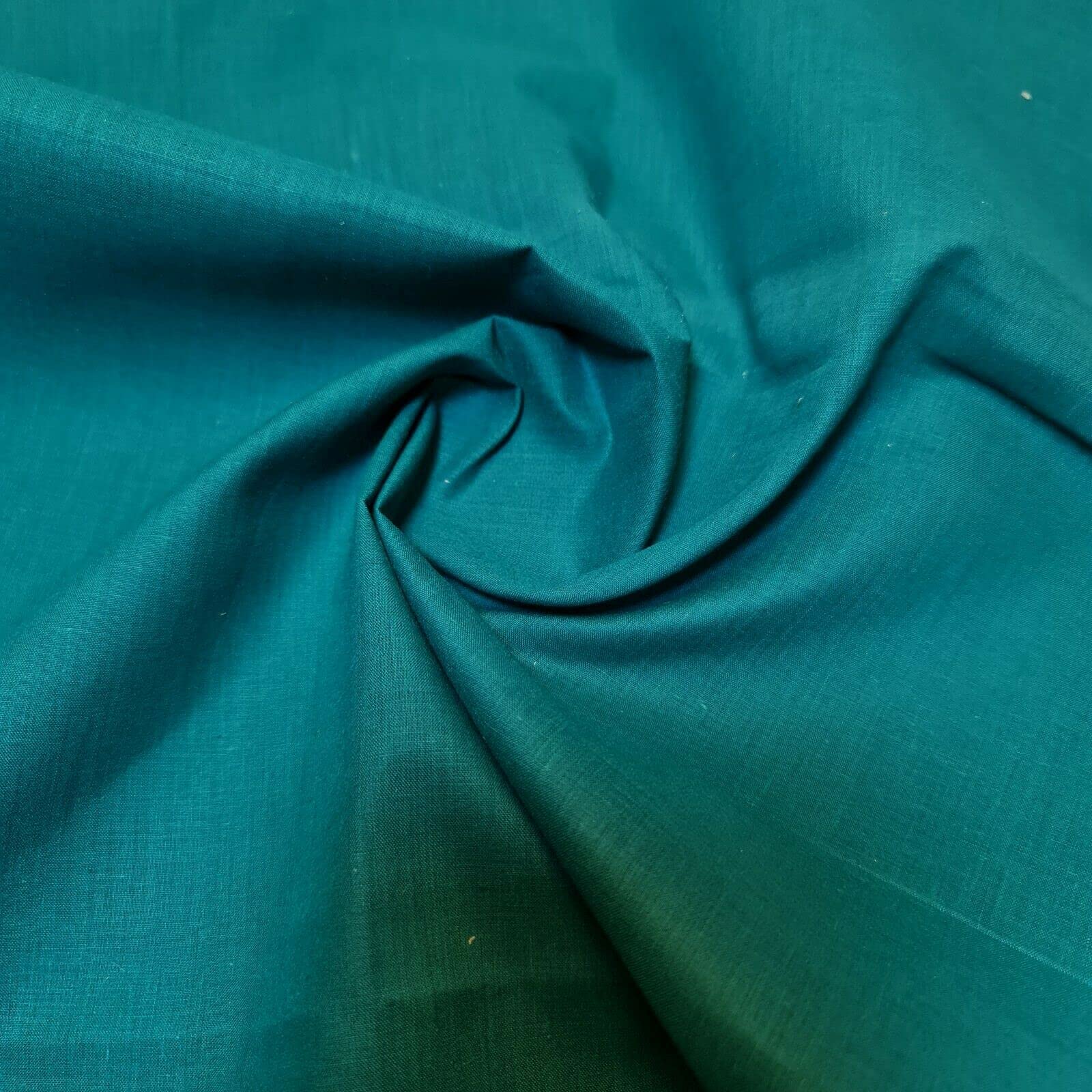*Clearance* 100% Cotton Lawn Soft Dress Craft Material Drape Fabric by Meter (2 Meter, Jade) โ image 1