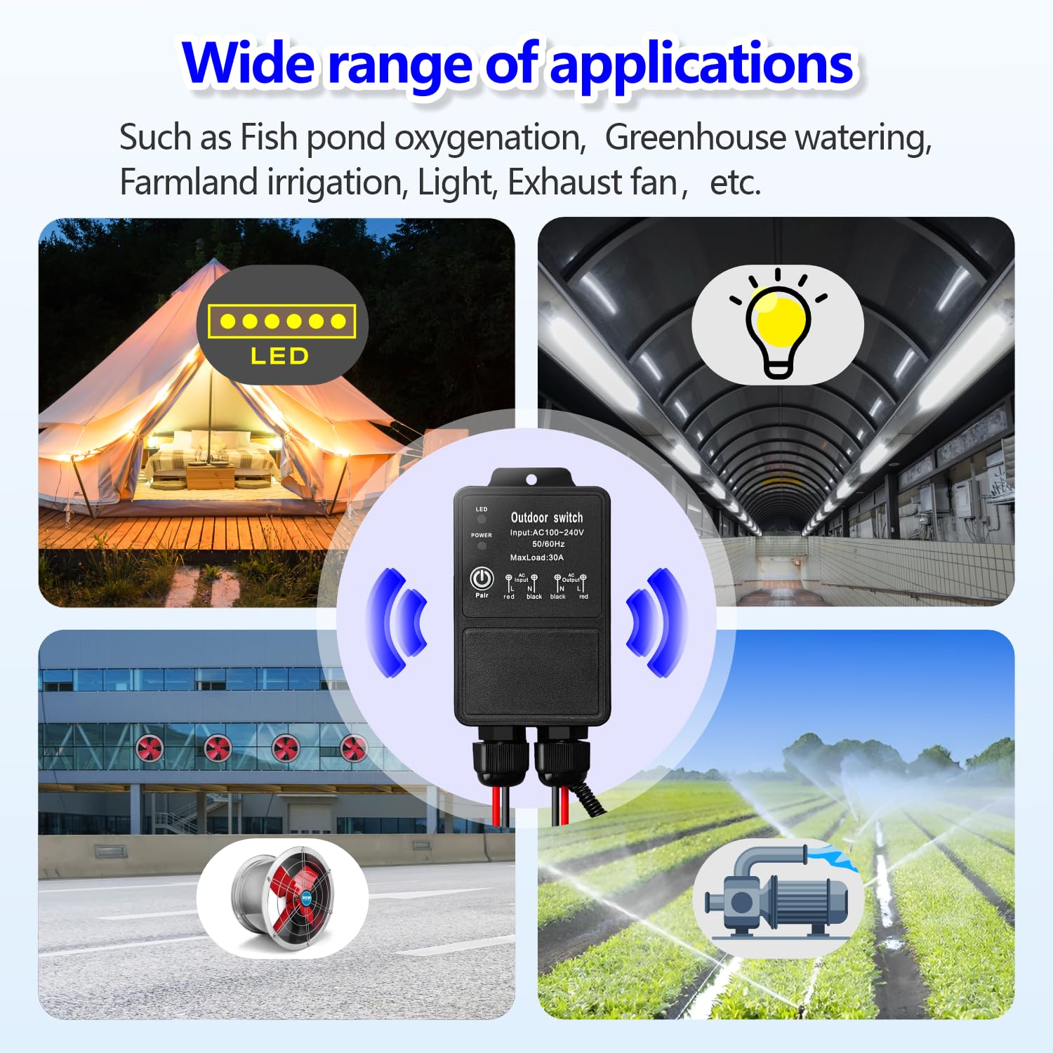 DieseRC Interruttore di Disconnessione Della Batteria del Telecomando Senza fili, Ricevitore Relè DC 12V 200A Isolatore Batteria per auto con 2 Trasmettitori, Interruttore Antifurto per Evitare