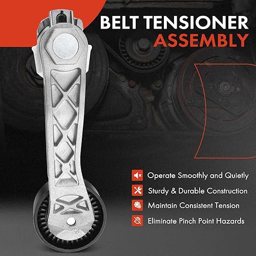 Miniatura 2 de A-Premium Conjunto tensor de correa con polea compatible con Mini Cooper 2007-2015, Cooper Paceman 2011-2015, Cooper Countryman 2013-2015 1.6L,