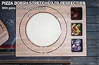 Vista 4 de Solo Stove Tabla de cortar Pi con contenedores Tabla de cortar grande con 3 recipientes inastillables con tapas, tabla de cortar de bambú