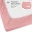 Yoofoss Baby Crib Sheets for Boys Girls, Fitted Crib Sheet 2 Pack for Standard Crib and Toddler Mattress, Super Soft Microfiber Baby Sheet 28x52x8in Pink + Butterflies