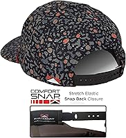 Vista 2 de Paramount Outdoors Big Foot Squatch Gorra de rendimiento para pesca con cuerda, perforación láser, cierre de presión