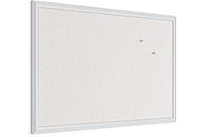 U Brands Farmhouse Linen Bulletin Board
