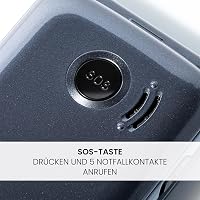 Vyklápací mobilný telefón pre seniorov SPC Stella 3 4G, tlačidlo SOS, 103 dB, nabíjacia stanica - čierny 6
