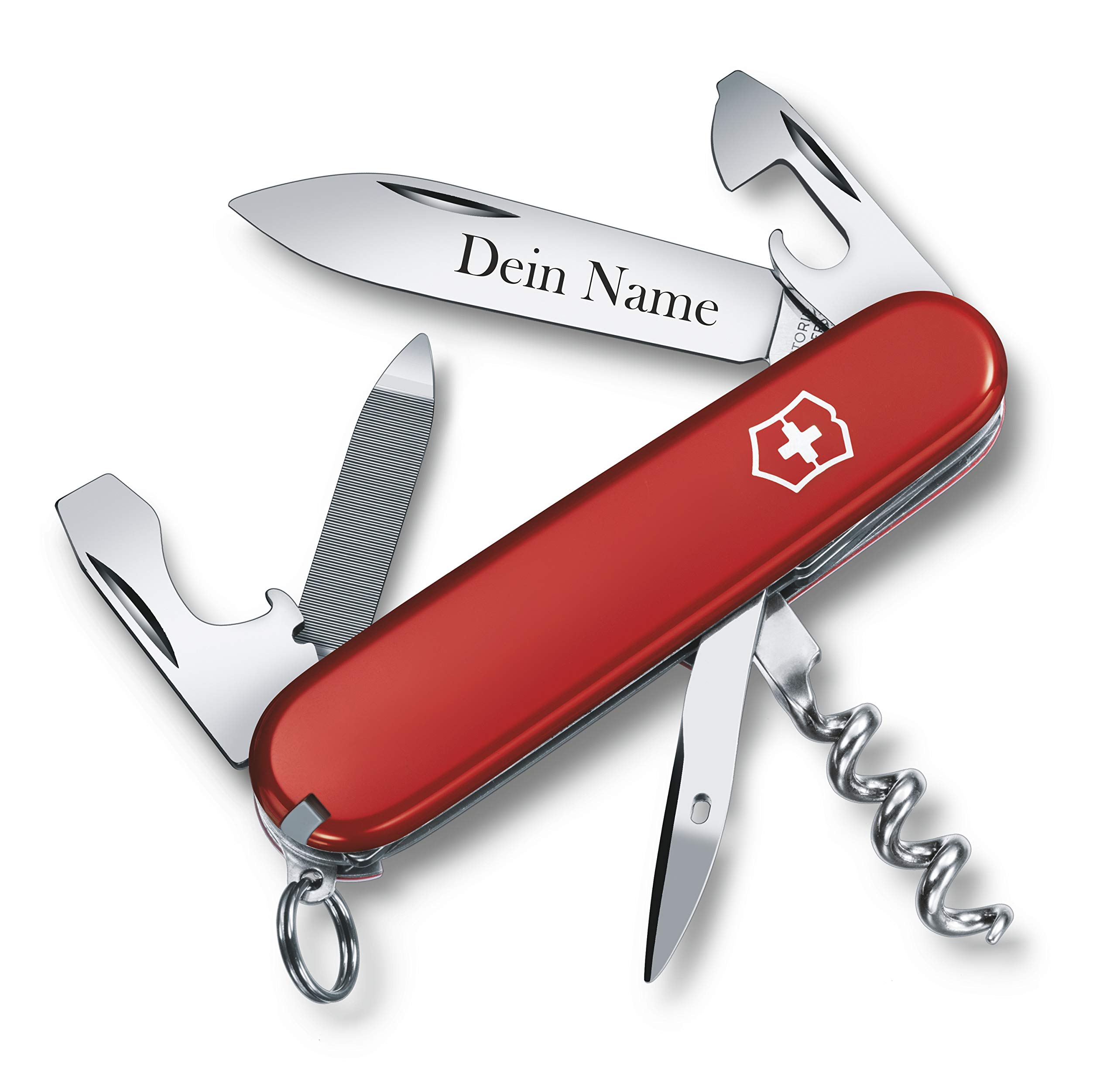 Couteau de poche Sportsman Victorinox personnalisé : la précision suisse gravée
