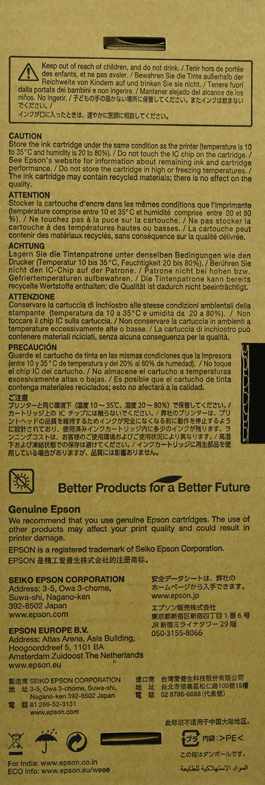 Amazon.co.jp: EPSON 純正インクカートリッジ SC9GR70 グリーン/700ml