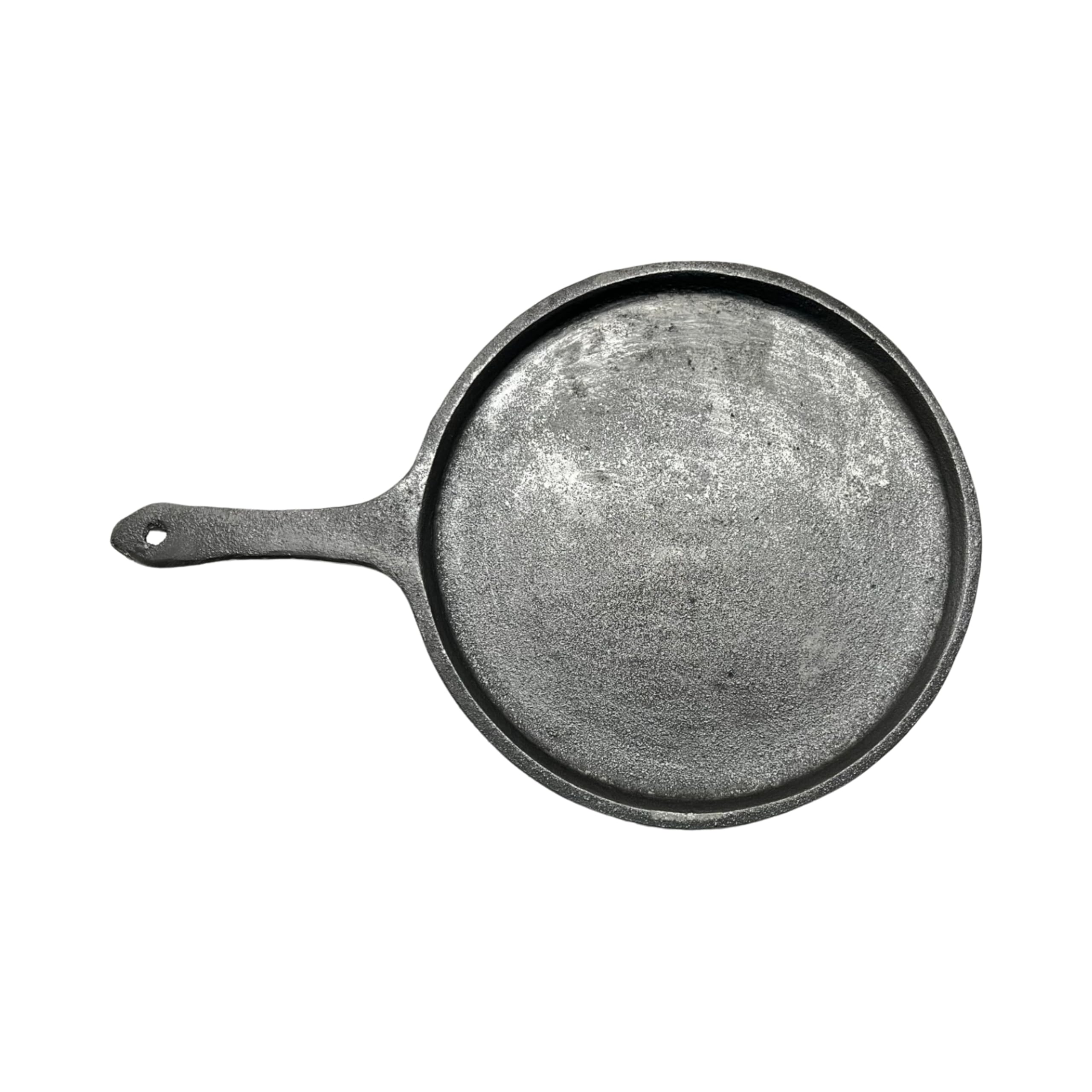 VALGHA VALAMUDAN AGRI ENGINEERING Cast Iron Plain Dosa Tawa | DOSA KALLU | Black Cast Iron Plane Dosa Tawa (25 CM)