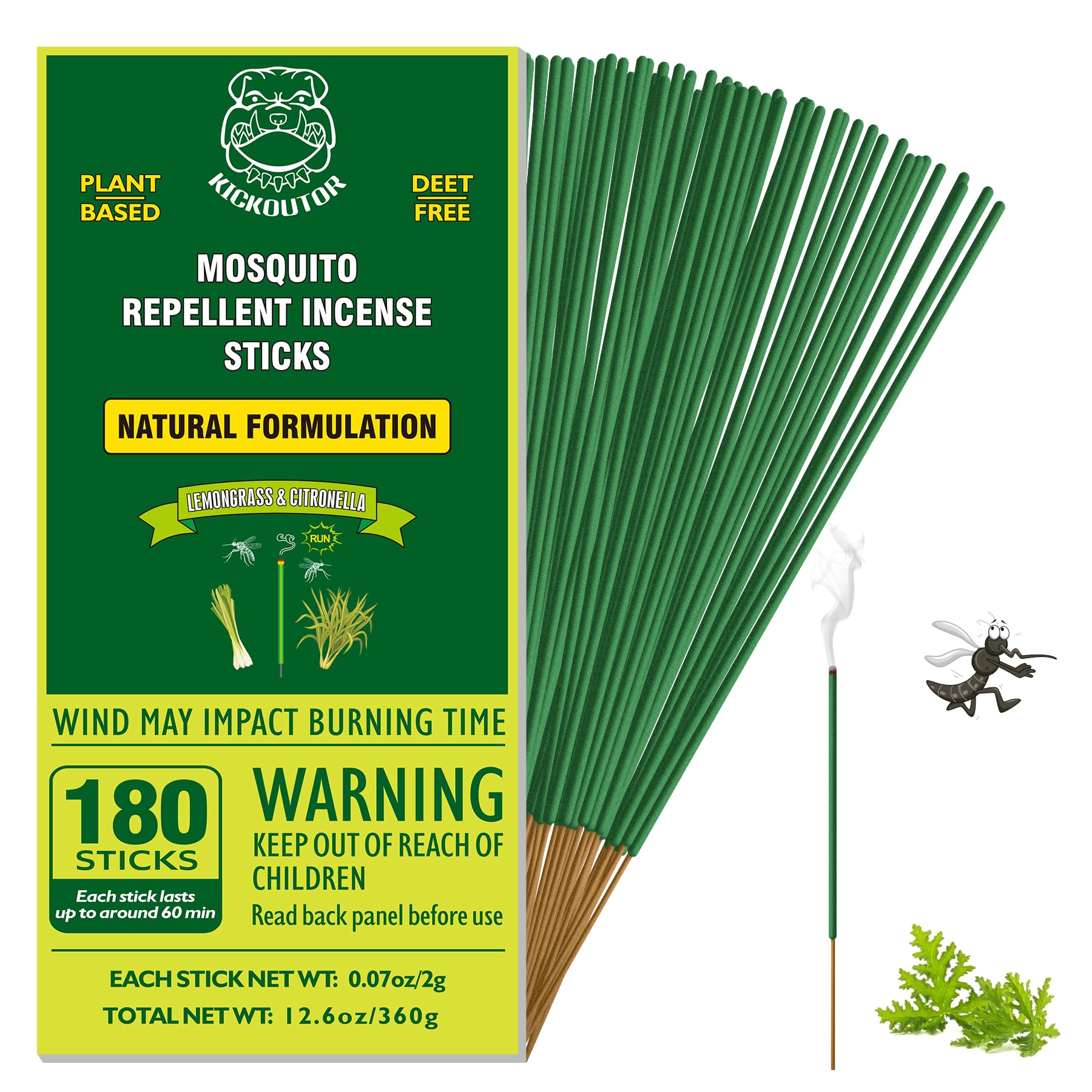KICKOUTOR Incense Sticks