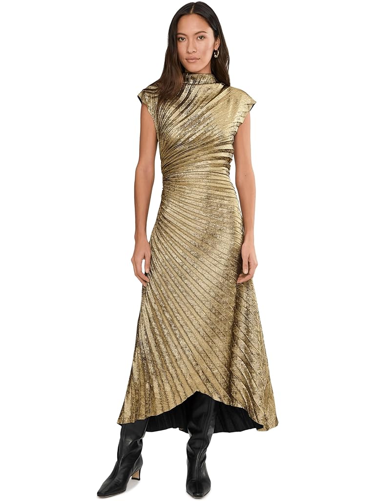 Gold AllSaints Rayanna Dress