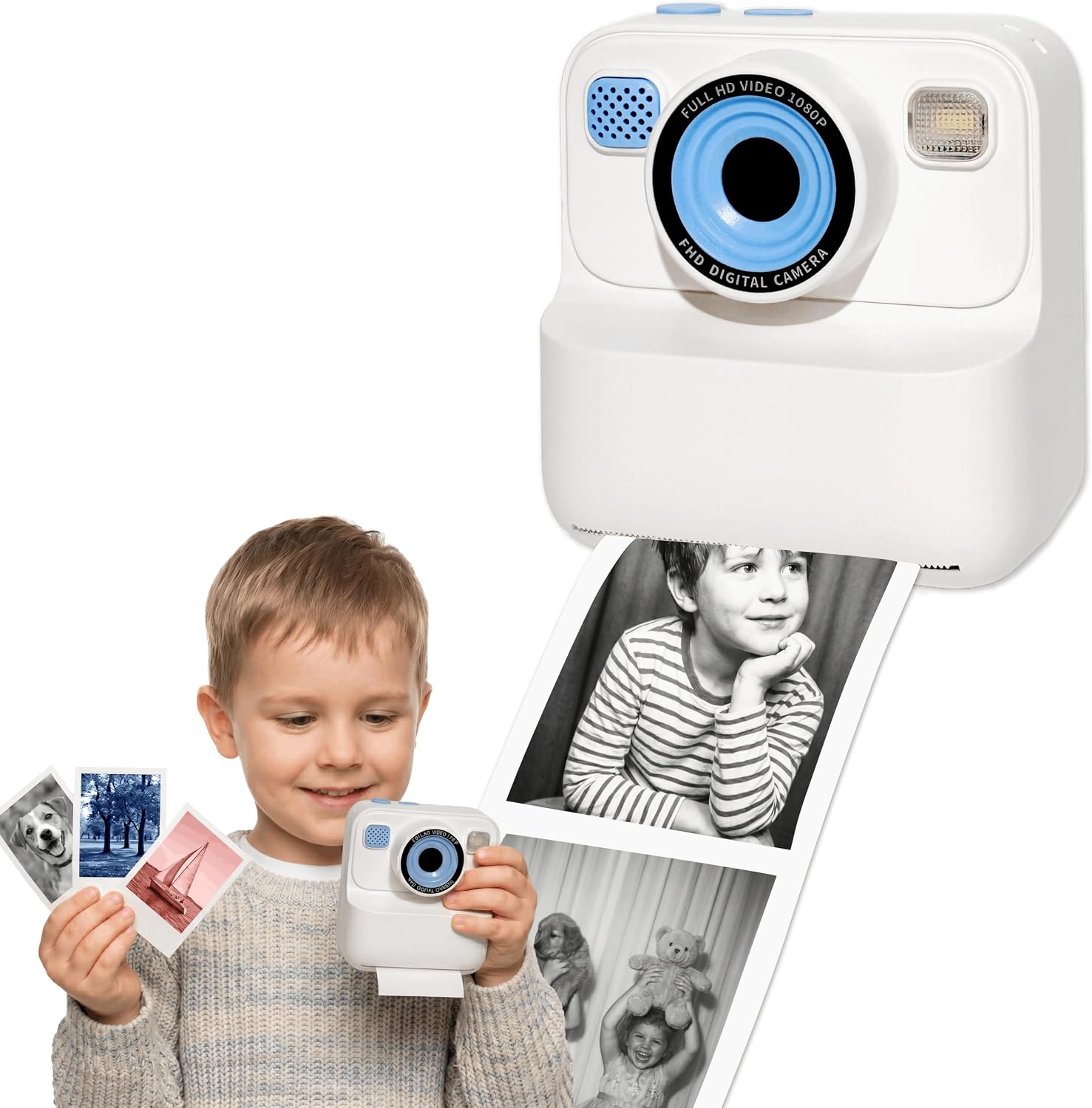 Kids Instant Print Camera Zero Ink