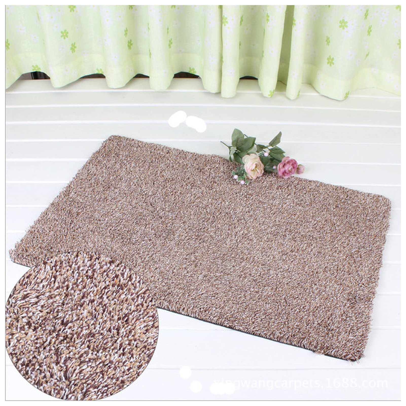 Antideslizante Alfombra Indoor Super Absorbe porta de látex que respalda la estera de la puerta antideslizante for la puerta delantera pequeña dentro del piso de la entrada de la entrada del algodón d
