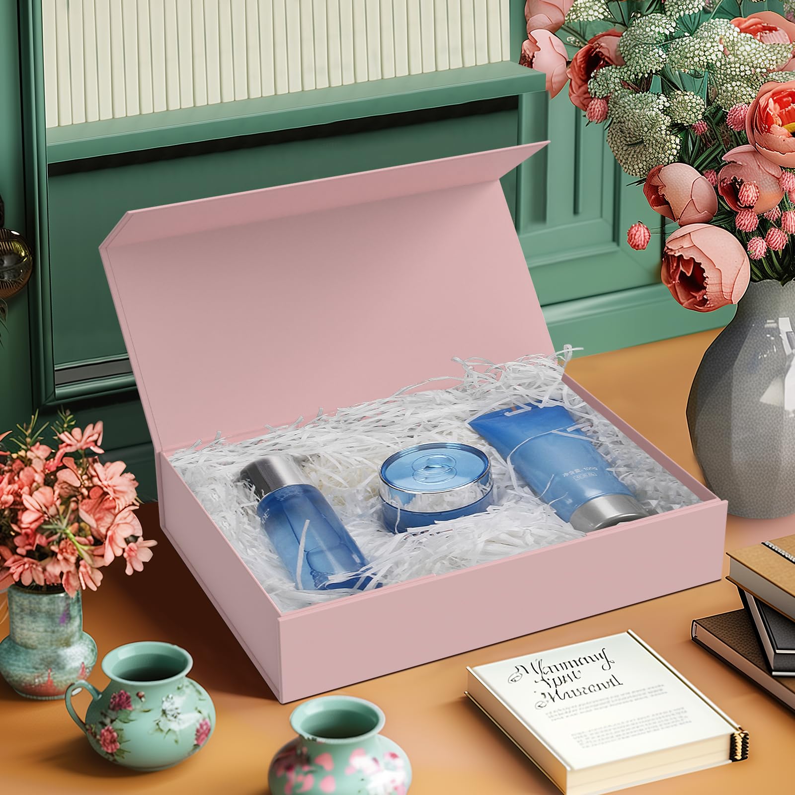 Amazon.com: MOZRRO Gift Box 11.5 x 8.2 x 2.3 In Gift Boxes for