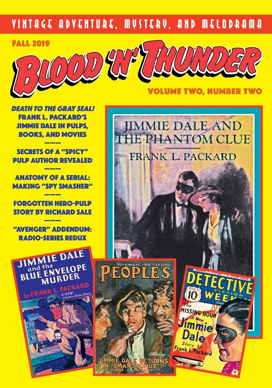Blood 'n' Thunder, Volume Two, Number Two: Vintage Adventure, Mystery, and Melodrama: 2 (Second Series)
