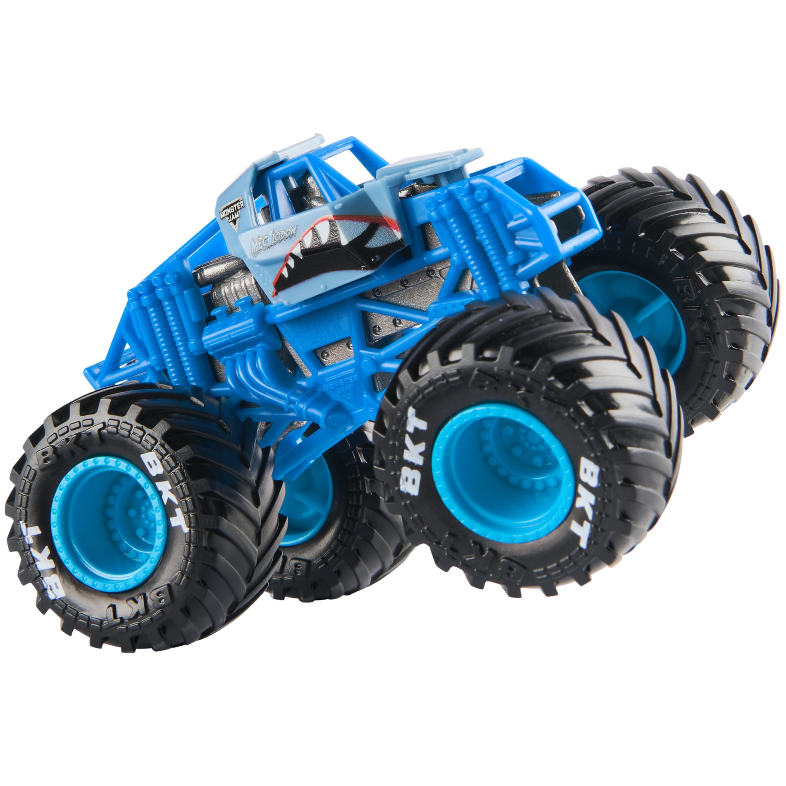 Monster Jam, Oficjalna Megalodon Monster Truck, pojazd odlewany ciśnieniowo, skala 1:64, zabawki dla dzieci w wieku od 3 lat