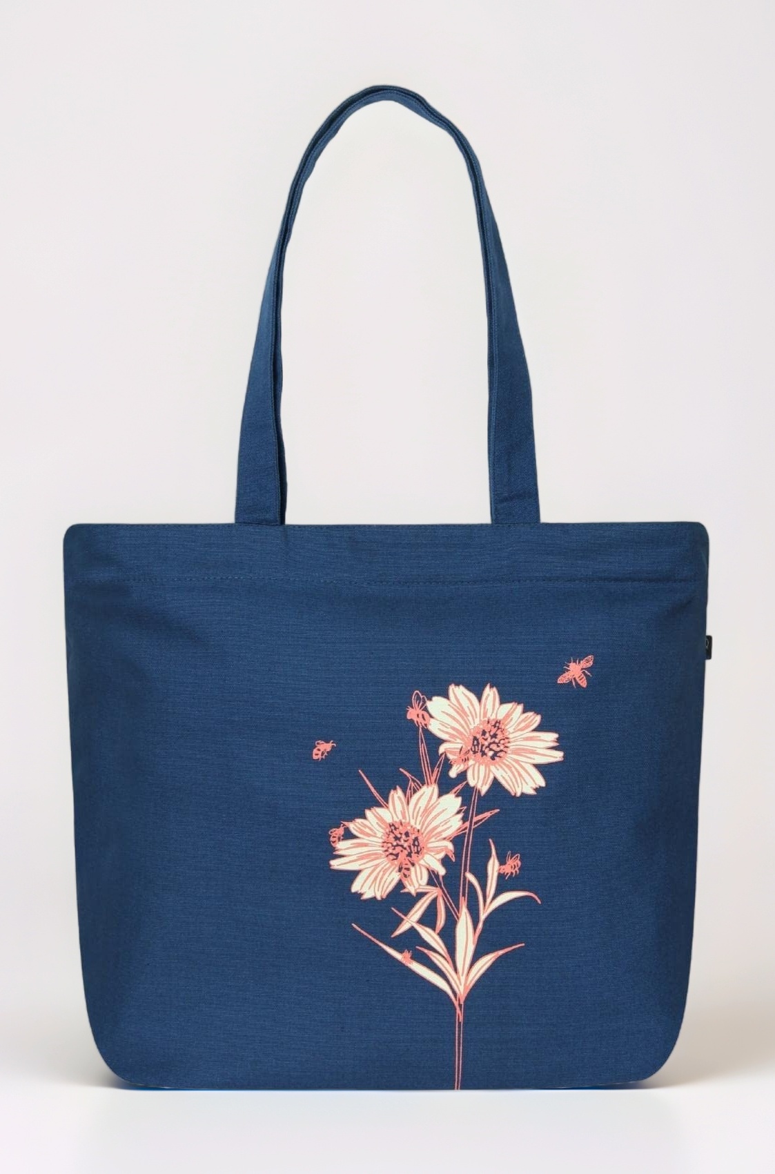 Large Canvas Tote Bag for Women, Tote Handbags for Women with Zipper & Inner Pocket for College, Shopping, Office