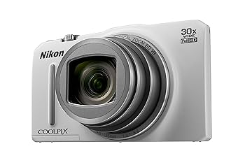 Nikon COOLPIX S9700 Compact Digital Camera - White 3.0 inch