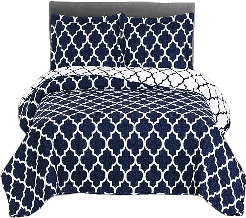 Miniatura 5 de Royal Tradition Jewel - Juego de edredón de microfibra de lujo tamaño King, tamaño King, 3 piezas, 110 pulgadas de ancho x 96 pulgadas de largo