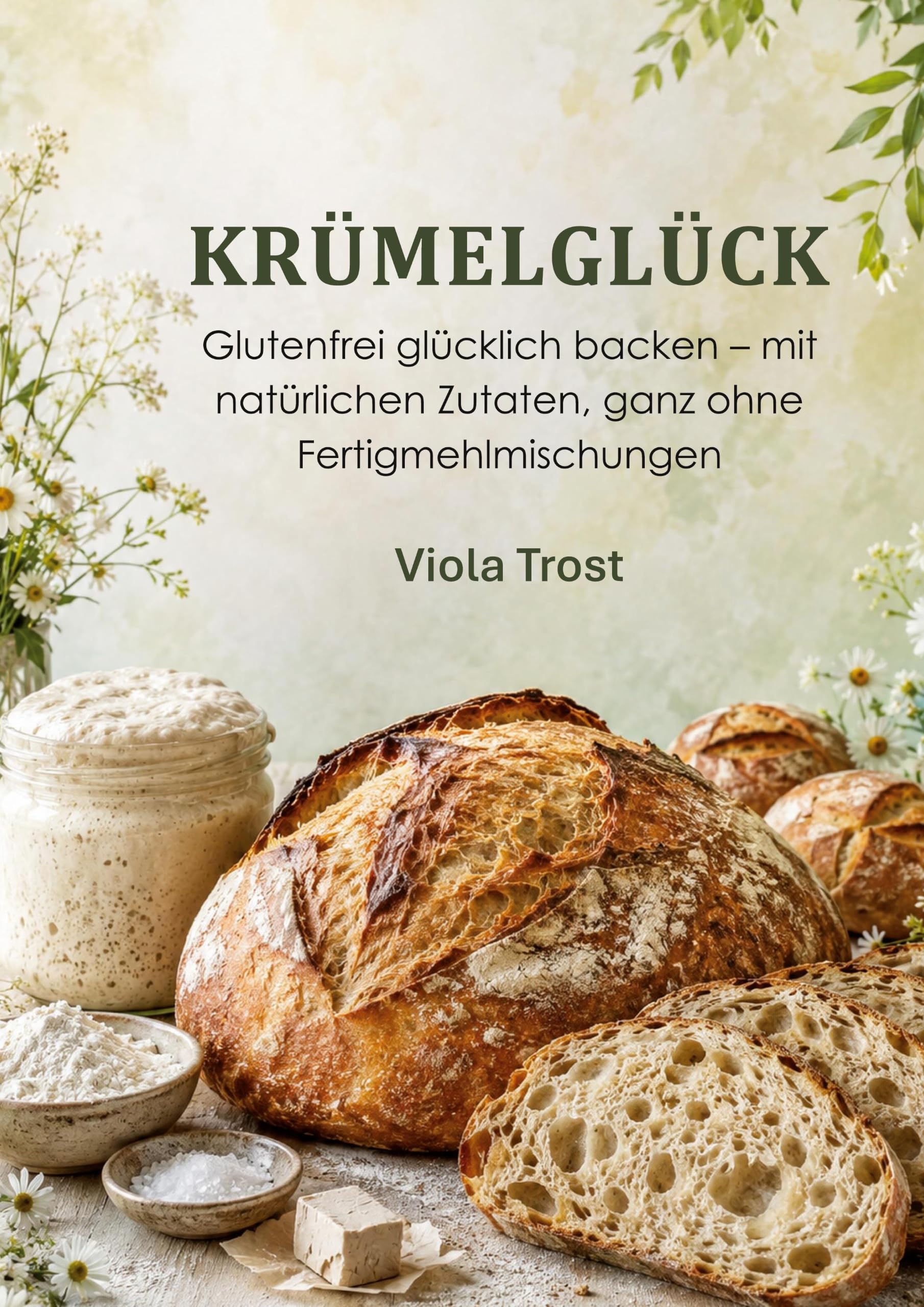 Krümelglück: Glutenfrei glücklich backen - mit natürlichen Zutaten, ganz ohne Fertigmehlmischungen