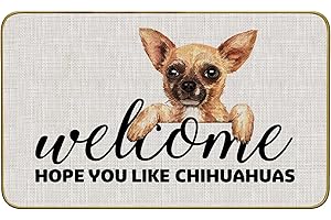 Mingnei Chihuahua Lover Welcome Doormat