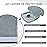INFANZIA Dry Seat, Car Seat Protector Waterproof Carseat Liner Potty Training Toddlers, Baby and Infants, Piddle Pad for Carseats Strollers (Grey, 2 Packs
