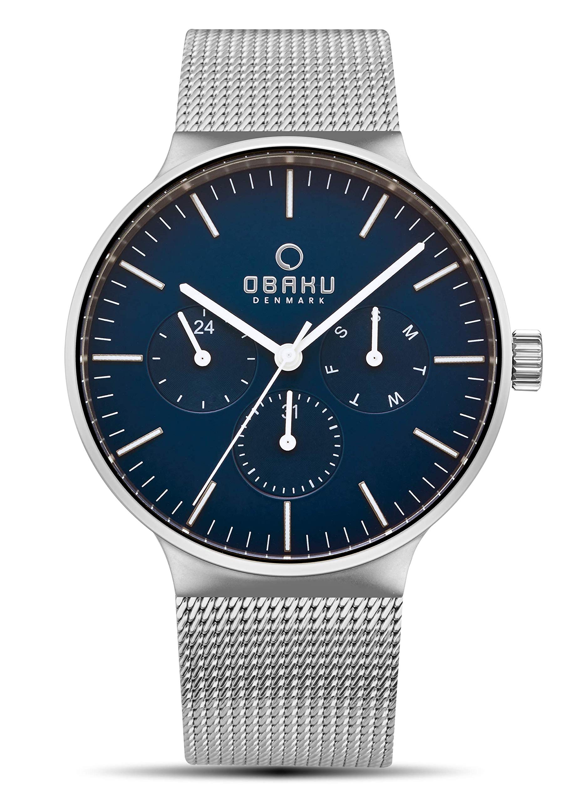 Obaku MOS-Cyan Analog Blue Dial Mens Watch-V229GMCLMC (B07QL26Z83) Amazon Price History, Amazon Price Tracker