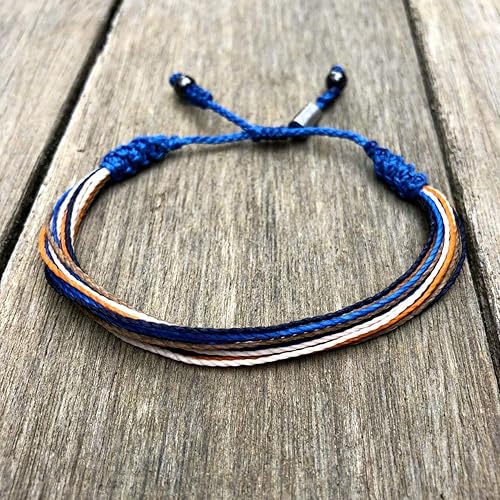 Miniatura 249 de Surfer Bracelets for Men - Handmade Surfer Rope Adjustable Friendship Bracelets - Surf String Bracelet for Couple Women Men Waterproof Beach Jewelry