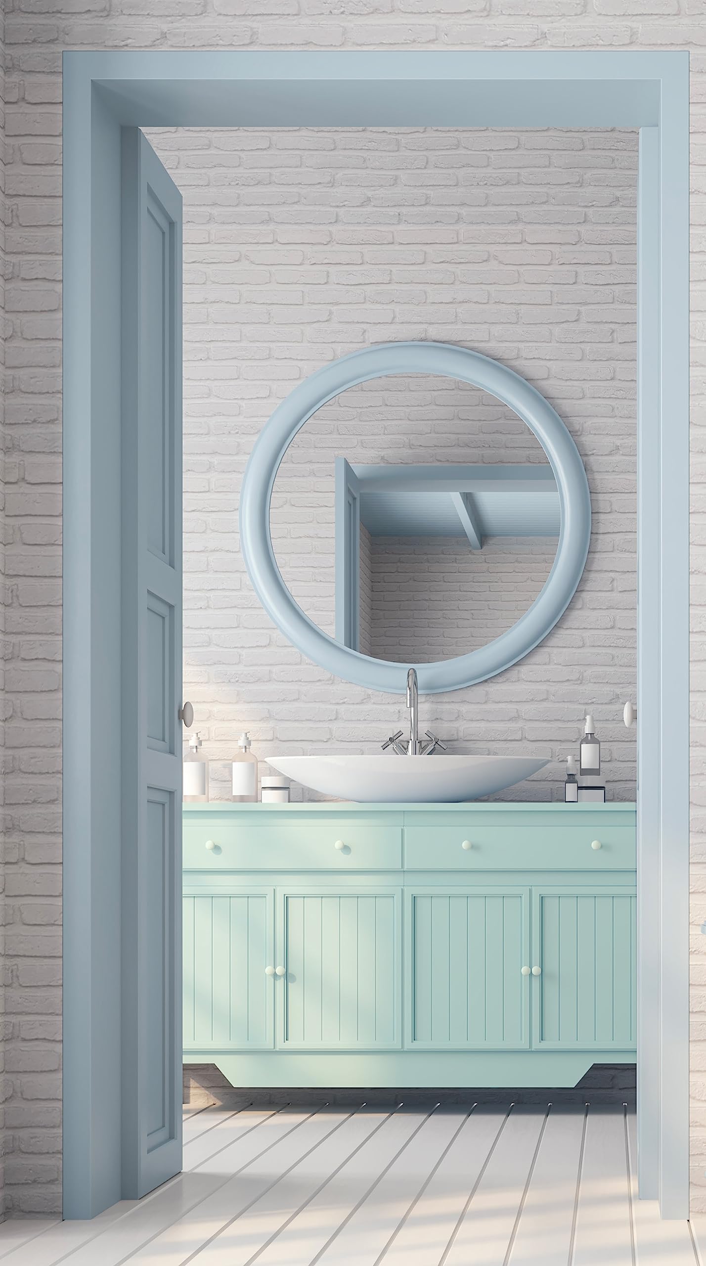Pintura para muebles de cocina y baño a base de laca de poliuretano, aspecto satinado, Aqua PU Mono, 750 ml/7,5 m2.
