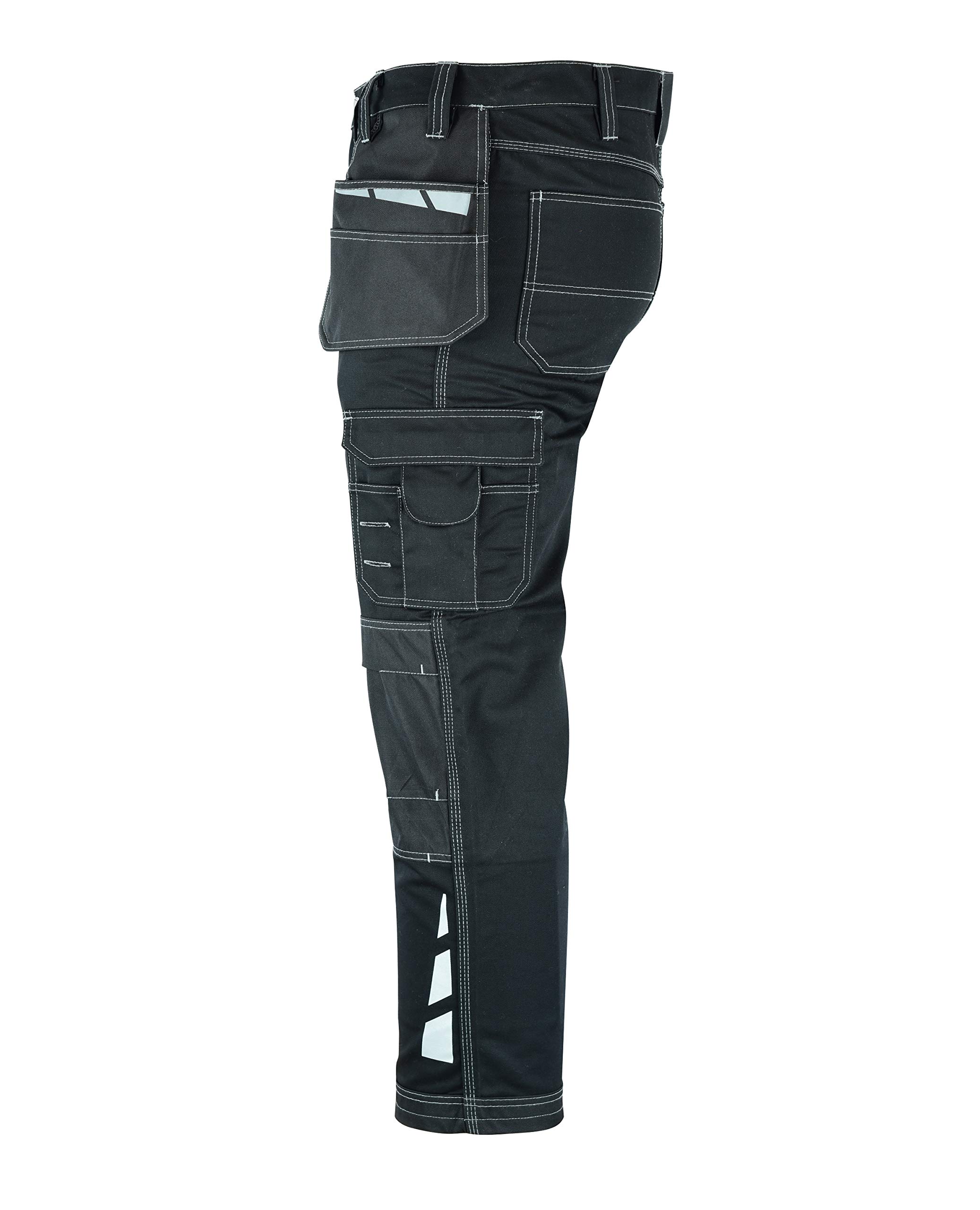 MS9 Herren Arbeitshose Bundhose Cargohose mit Holstertaschen Werkzeugtaschen Multifunktions und Kniepolster Taschen E1