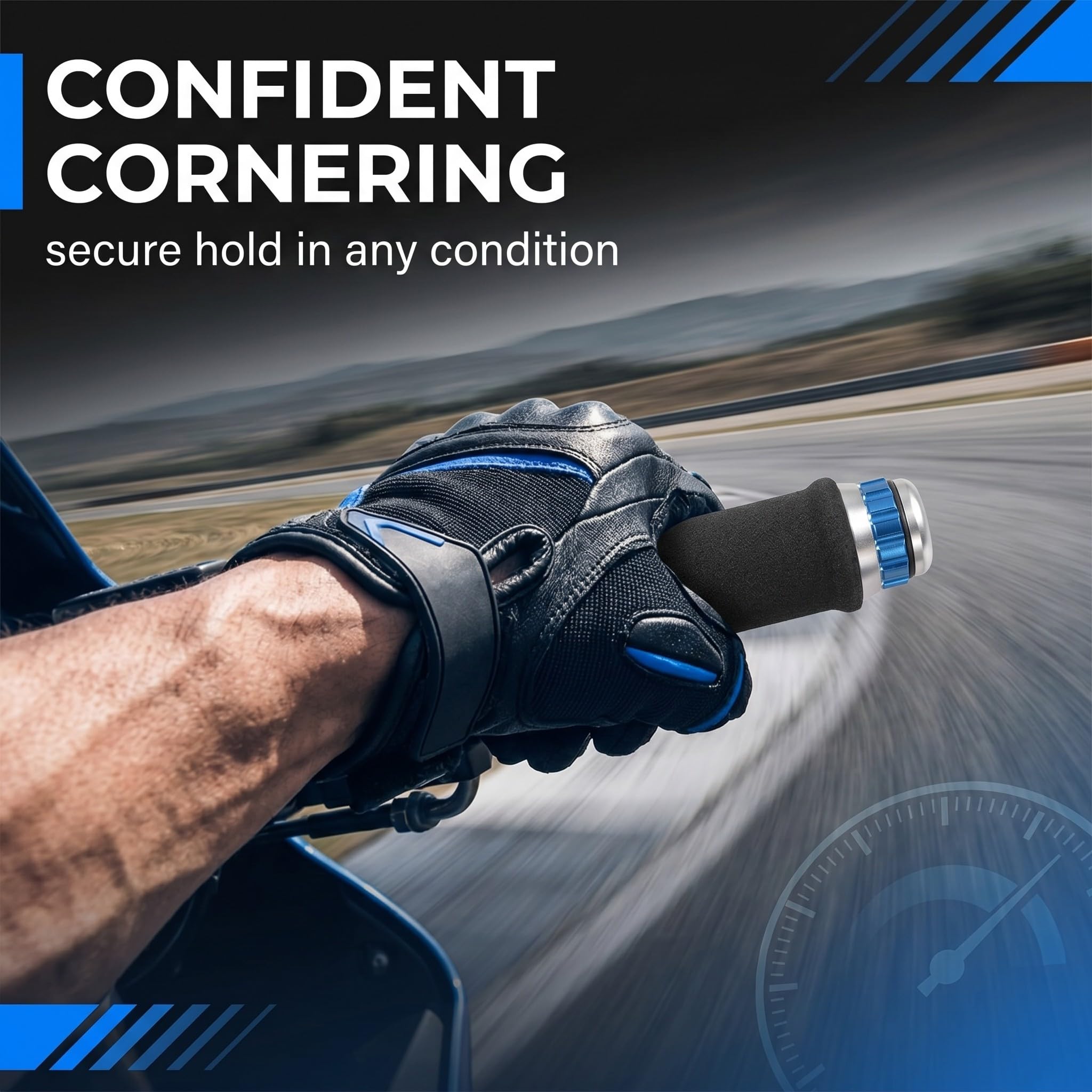 Copre Grips Moto Copertura Universale Termorestringente Maniglia Barra Antiscivolo Manubrio Comfort