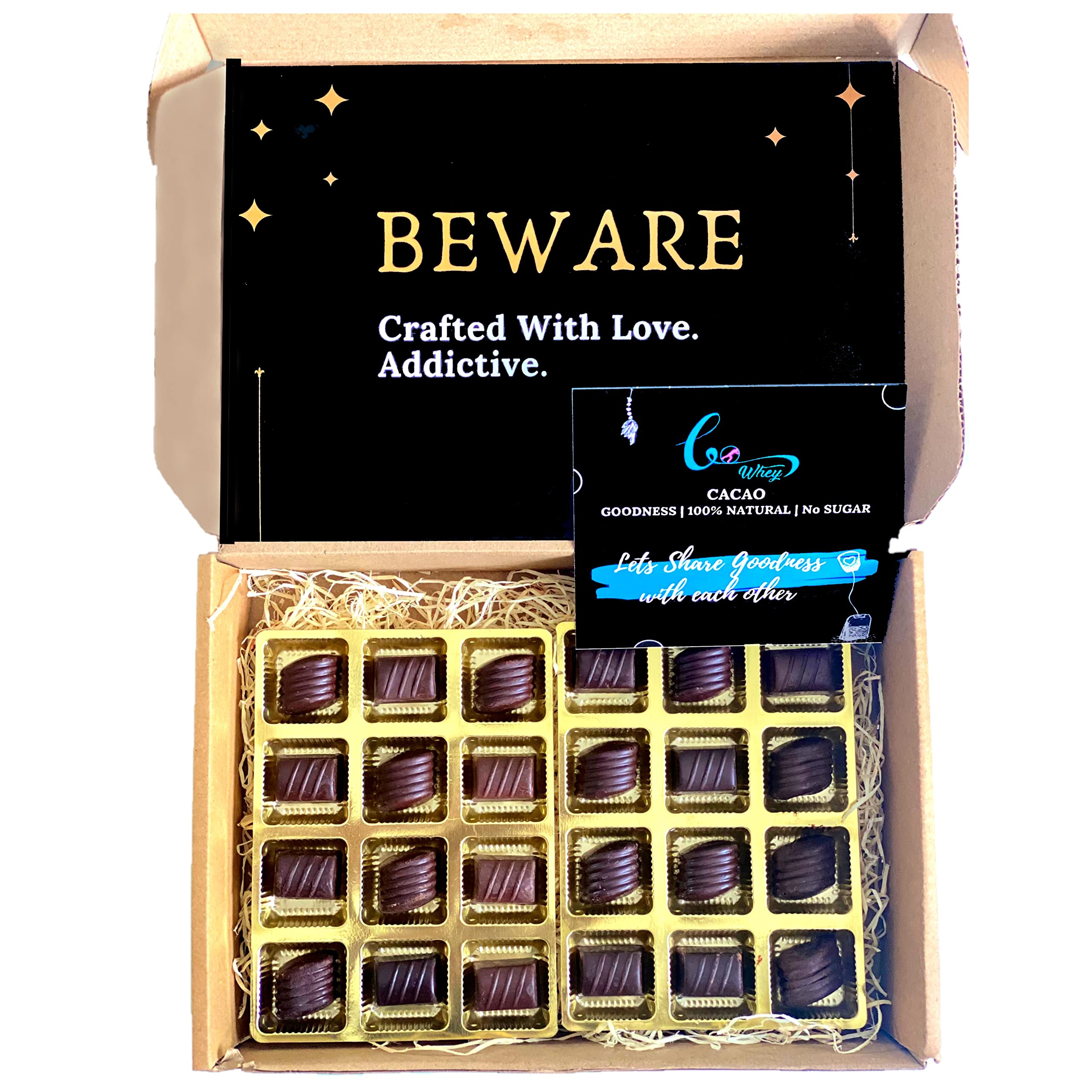 GoWhey - chocolate Gift Box | Sugar Free Truffles | Gift Hamper for Birthday/Anniversary/Celebration | Corporate Gifting | Diwali | Christmas | New Year | Wedding (B09KHGMNMZ) Amazon Price History, Amazon Price Tracker