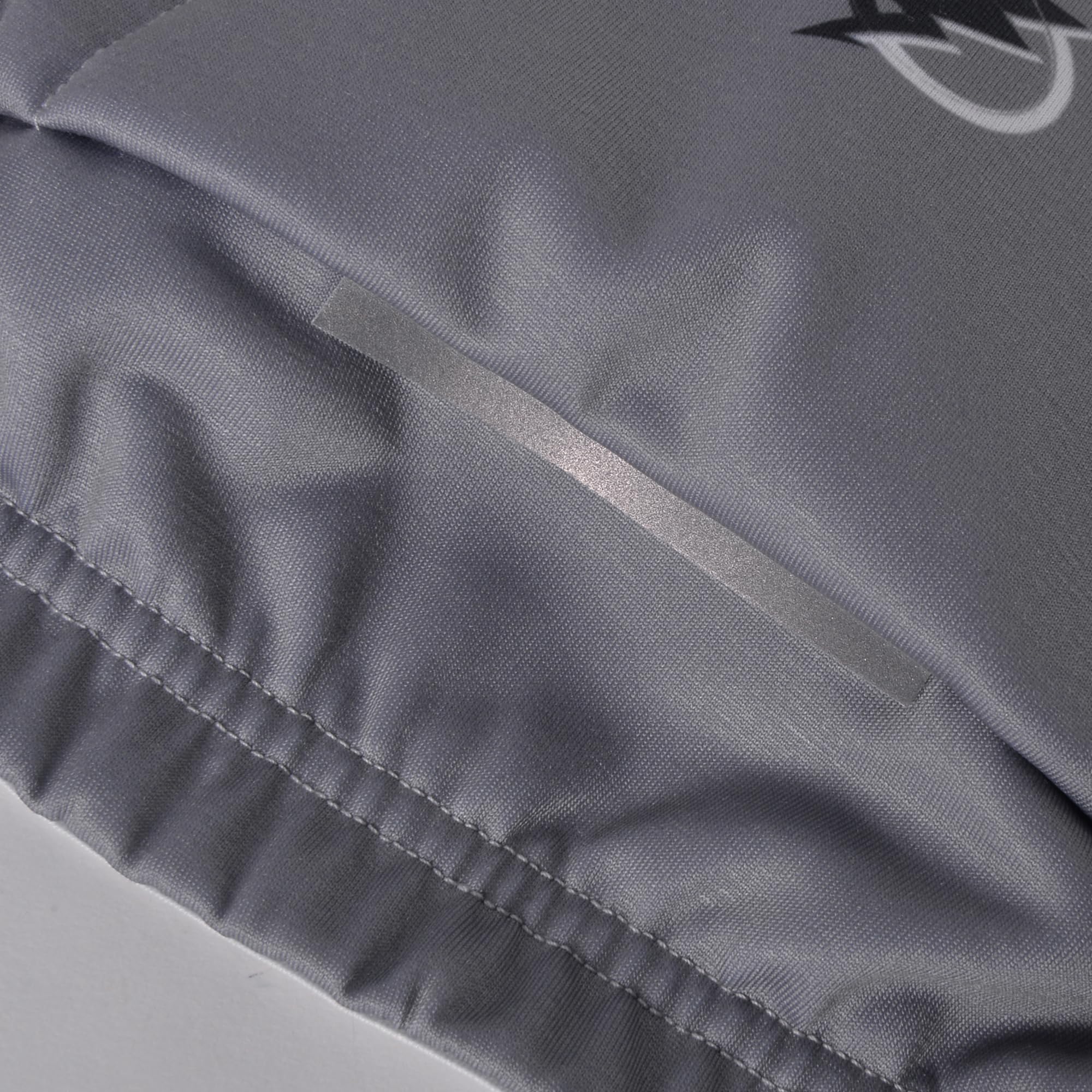 NUCKILY Thermo-Radtrikot für Herren, langärmelig, mit Fleece gefüttert, Fahrradjacke mit Taschen für den Winter und kaltes Wetter, Fahrradbekleidung, MI0042, Hellgrau, Größe L