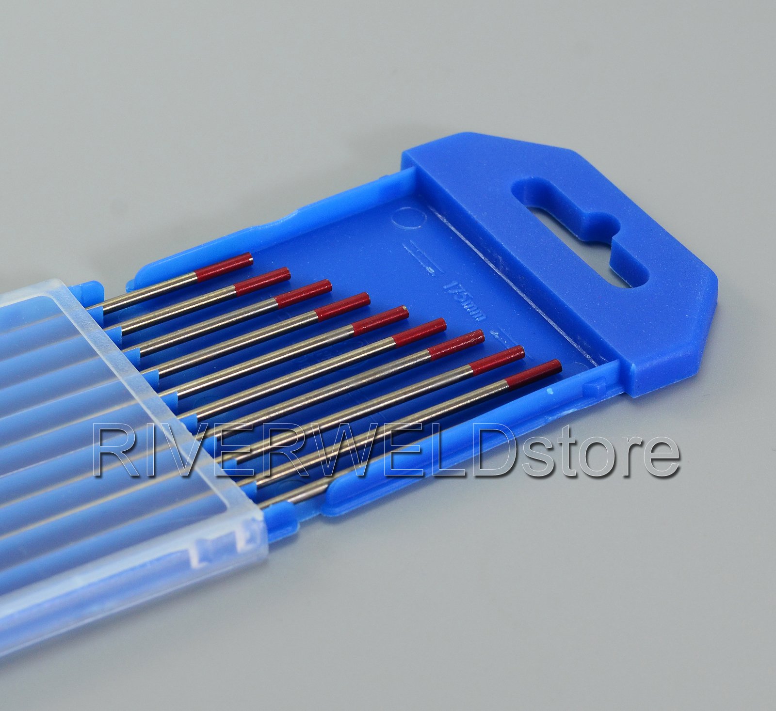RIVERWELD 2% Toriato WT20 Rosso Tig Saldatura Elettrodo di tungsteno 2,0 mm x 150 mm 10pk