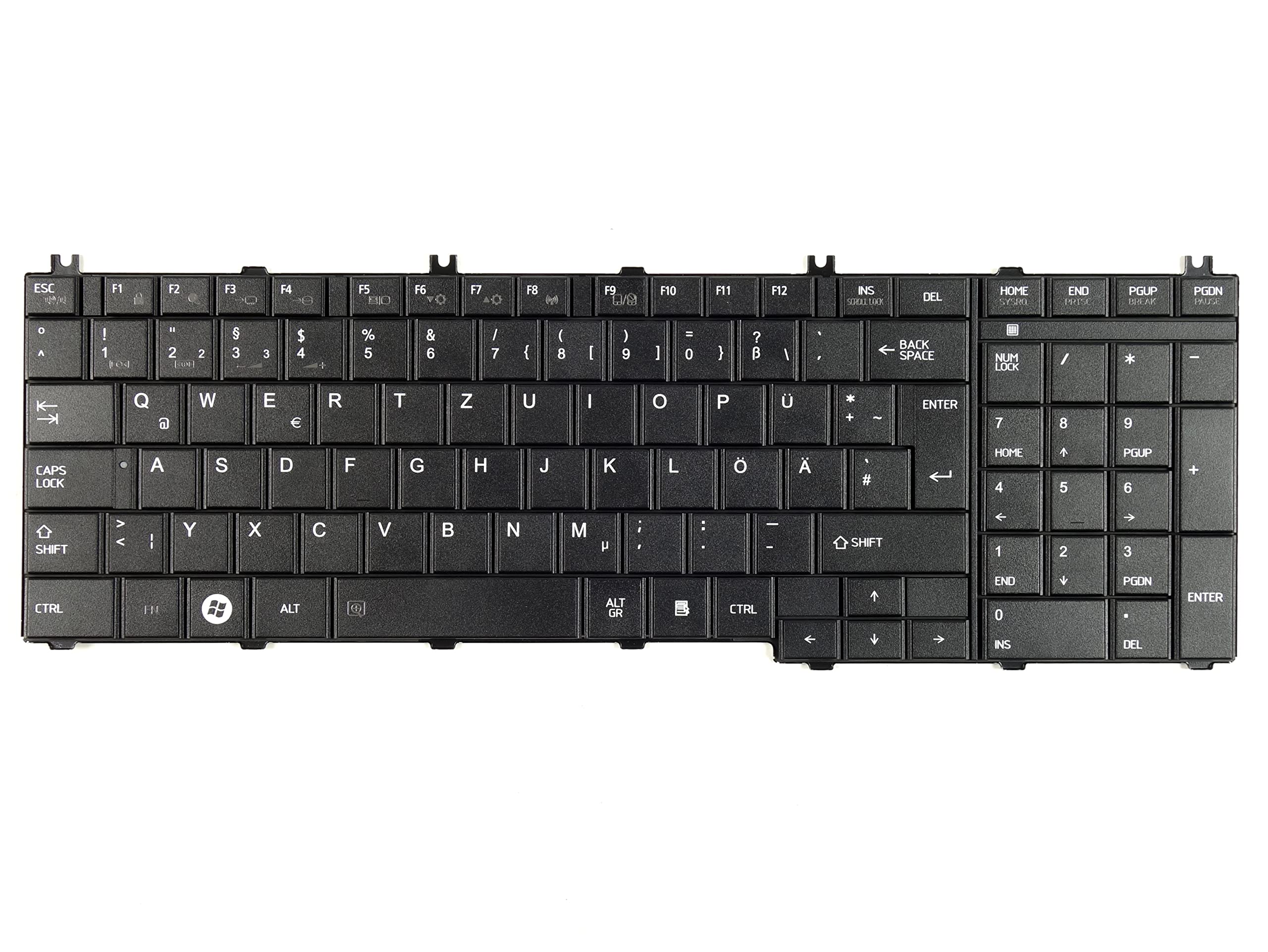 Klawiatura do Toshiba Satellit C650 C660 L670 Niemiecki Klawiatura Qwertz