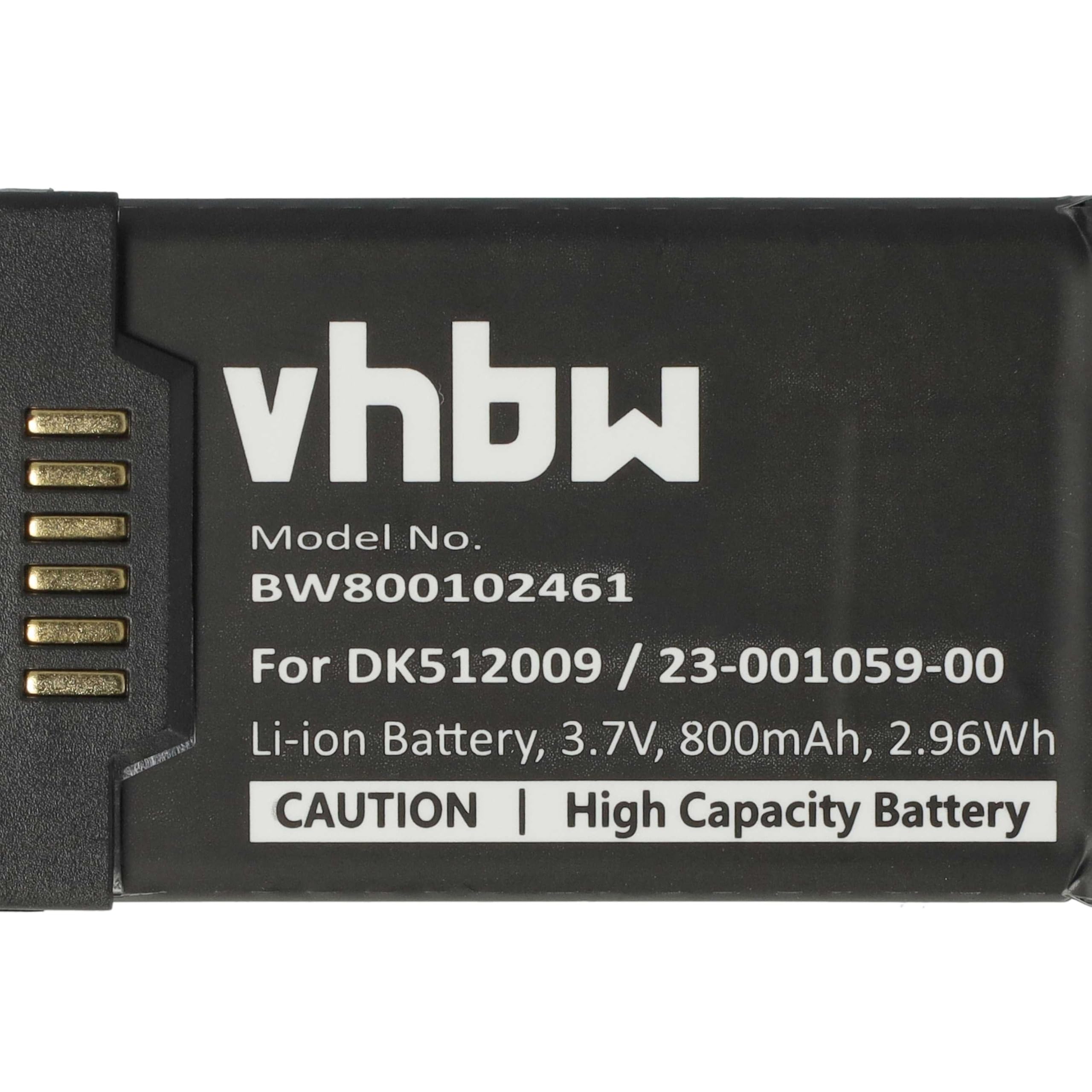vhbw 5X Batterie Compatible avec Mitel 612d, 622d, 632d, 620d, 622dt, 610d, 612dt, 630d, 600d téléphone Fixe sans Fil (800mAh, 3,7V, Li-ION)