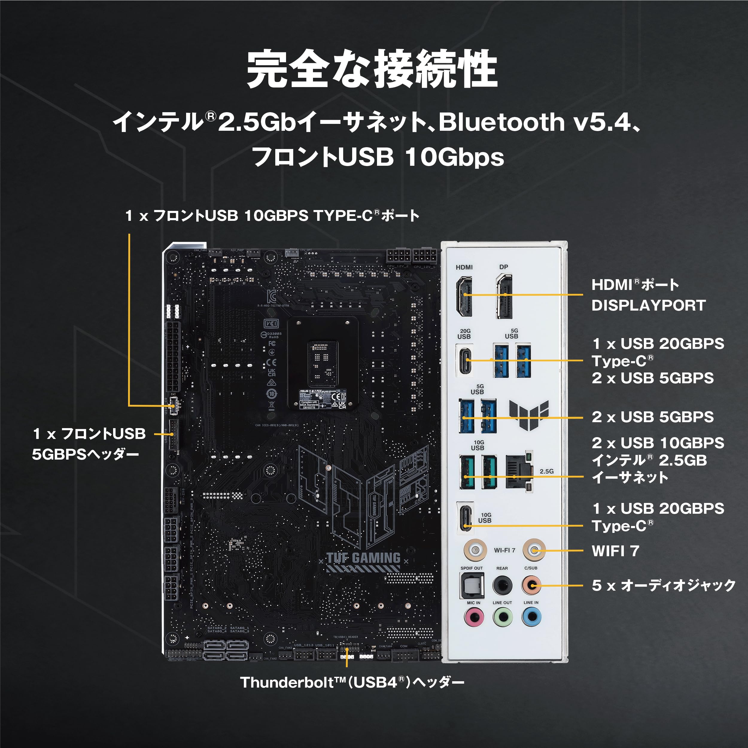 Amazon | ASUS TUF GAMING Z790-BTF WIF intel 第14・13・12世代 CPU