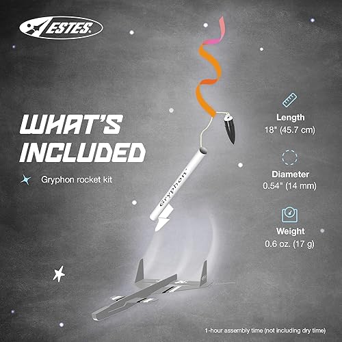 Miniatura 3 de Estes Kit de cohete modelo volador Gryphon