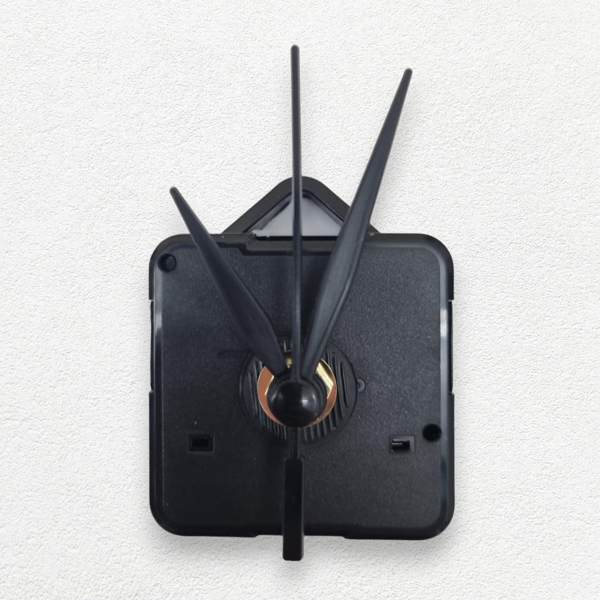 Super Cool Creations Clock Mechanism & Black Hands Kits, Silent Sweep Non Ticking, for up to 3mm thick clocks (1)