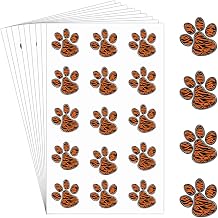 Harloon 20 Sheets 300 Pcs Tiger Paw Print Tattoos Temporary