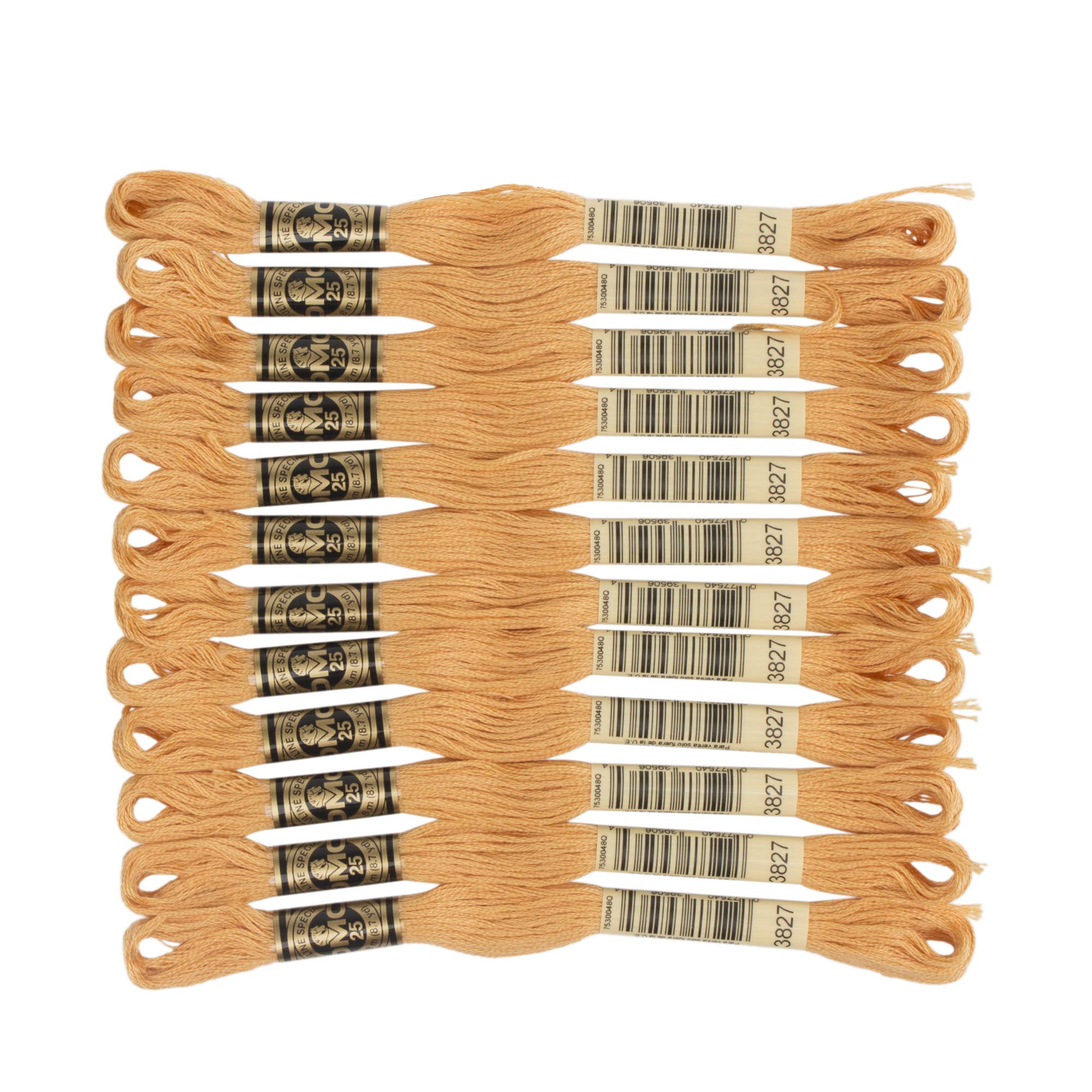 DMC 6-Strand Embroidery Cotton Floss, Pale Golden Brown