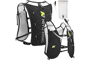 Chaleco de hidratación trail running, running vest con bolsa de agua de 2 L