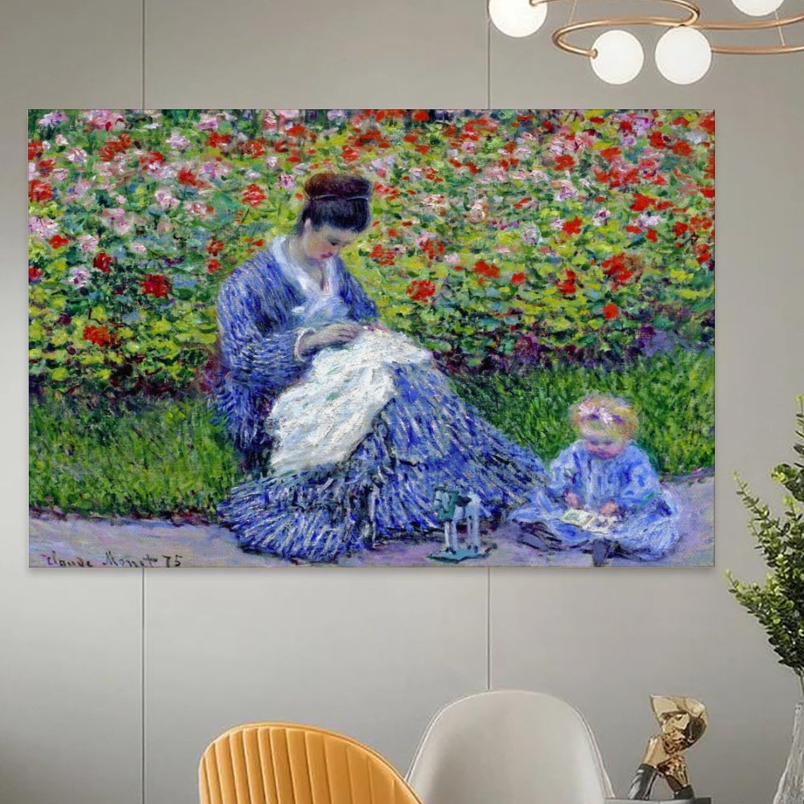 Amazon.co.jp: Claude Monet クロード・モネ アートワーク カミーユ