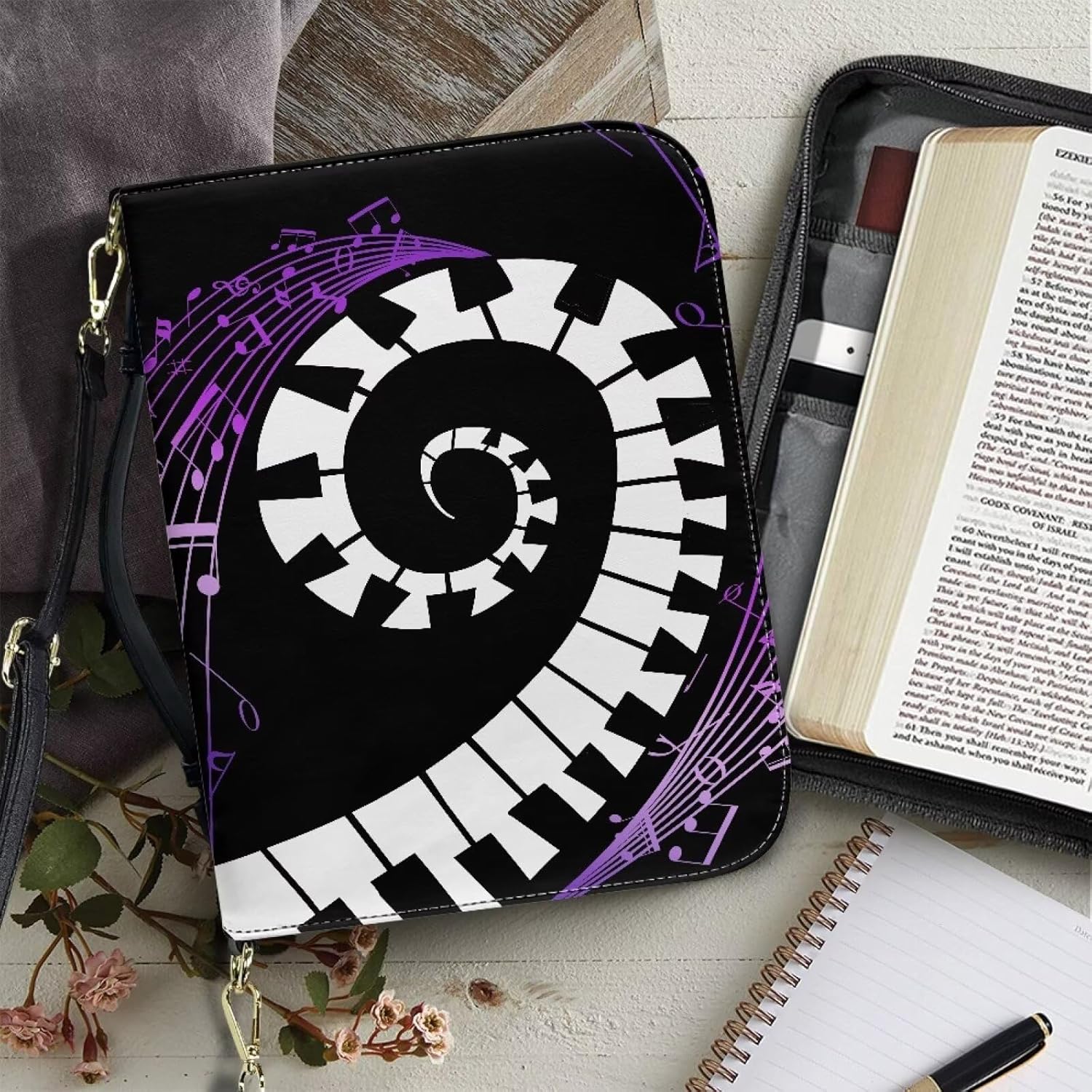 Bible Covers for Study Bibles Leather Bible Tote Bible with Zipper
